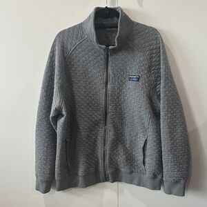 L.L. Bean Charcoal Quilted Jacket